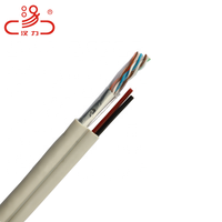 Cable de Red LAN para CCTV de Cobre Blindado FTP CCA Cat5e+2 Núcleos HanLi/OEM Zhejiang Power