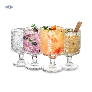 Cocktail Glasses Cup for Bar Restaurant 8oz Crystal Glass Tumblers Beverage Goblets