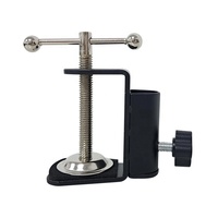 Pince de bureau en métal noir pour montage de Microphone, pince de bureau en métal, pince de support de bras, Clip de montage de bureau