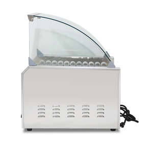 Parrilla Giratoria para Hot Dogs con Calentador <span class=keywords><strong>de</strong></span> Panecillos, Máquina Comercial para Hacer Salchichas y Hot Dogs - Product Image 3