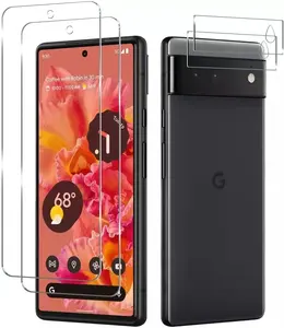 Pelindung layar ponsel, untuk Pixel 7 / 7 Pro pelindung layar kaca Tempered pelindung lensa kamera kinerja penyegelan baik