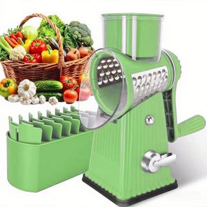 Multi-Function Manual Stainless Steel <b>Vegetable</b> <b>Cutter</b> with Easy Clean Design Hand Roller Kitchen Tool PP Plastic Construction - Product Image 6