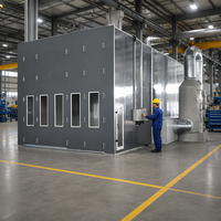 Cabine de peinture industrielle à grande échelle pour usine de fabrication