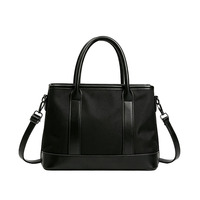 Sac à bandoulière pour femme en cuir PU, grande capacité, imperméable, avec fermeture éclair, sacs en nylon pour femme pour l'automne/l'hiver