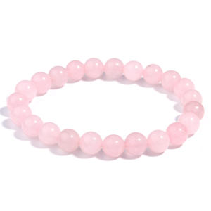 สร้อยข้อมือลูกปัดหินธรรมชาติหลากสีขนาด6/8/10มม. สำหรับคู่รัก - Product Image 6