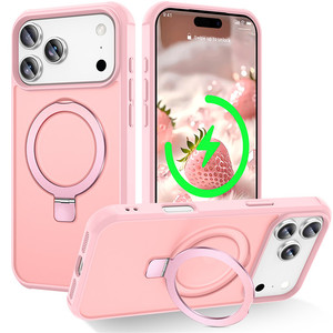 Para <span class=keywords><strong>iPhone</strong></span> 17 Funda con soporte de junta tórica magnética invisible Funda translúcida de grado militar para <span class=keywords><strong>iPhone</strong></span> 17 <span class=keywords><strong>Pro</strong></span> <span class=keywords><strong>Max</strong></span> - Product Image 4