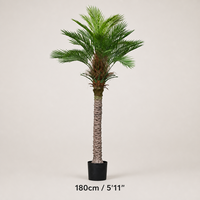 Künstliche Areca-Palme aus PE in 3 Größen, Dekorativer Kunstbaum für Wohnzimmer, Büro, Lobby, Hotel-Eingang und Ausstellungsbereich