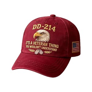 Casquette de baseball DD-214 imprimée avec patch Aigle et Drapeau Américain, réglable, toutes <span class=keywords><strong>saisons</strong></span>, protection solaire extérieure, pour le commerce transfrontalier - Product Image 5