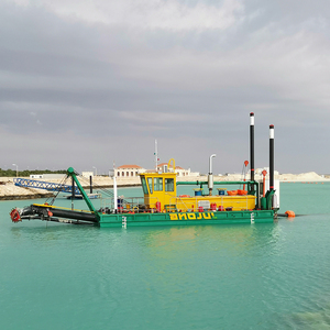 Draga Idraulica Diesel con Aspirazione e Taglio per Estrazione <span class=keywords><strong>di</strong></span> <span class=keywords><strong>Sabbia</strong></span> Fluviale, Dragaggio <span class=keywords><strong>di</strong></span> Laghi, Pulizia <span class=keywords><strong>di</strong></span> Canali, Costruzione e Bonifica <span class=keywords><strong>di</strong></span> Porti - Product Image 2