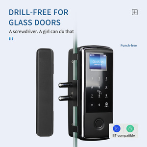 รหัสผ่านล็อคลายนิ้วมือทางการค้าบัตรปลดล็อคกระจก/รหัสประตูไม้ - Product Image 5