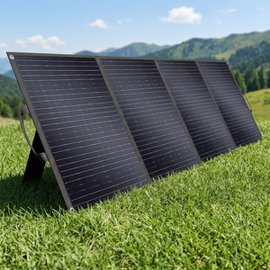 ALECTER Panneau Solaire Pliable Extérieur 200W/400W à Haute Efficacité Énergétique pour Usage Domestique, Industriel et d'Urgence - Product Image 1