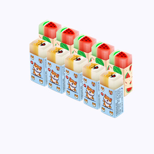 Borradores con forma de rodajas de frutas, borradores perfumados de dibujos animados para niños, diseño lindo para dibujo artístico, material de PVC - Product Image 5
