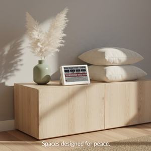 ปฏิทินอัจฉริยะ Intelevia ขนาด 7 นิ้ว หน้าจอ E-Ink ป้องกันแสงสีฟ้า ดูแลสายตา แสดงผลอัตโนมัติ พร้อมฟังก์ชั่นซิงค์ข้อมูลสภาพอากาศ/วันหยุด ใช้ได้ทั้งแบบตั้งโต๊ะและติดผนัง เหมาะสำหรับใช้ในบ้าน - Product Image 3