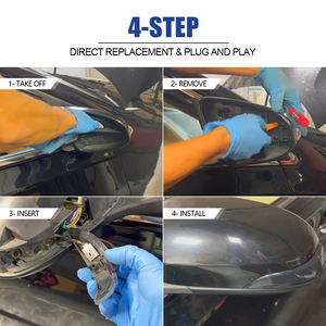 Luz Intermitente Dinámica Ámbar para Espejo Lateral, para Toyota <span class=keywords><strong>Yaris</strong></span> JPP Camry <span class=keywords><strong>Hybrid</strong></span> 2011-2014, Mercado Europeo - Product Image 4