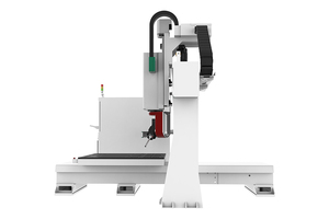 เครื่องแกะสลักไม้ CNC 5 แกนอัจฉริยะ พร้อมระบบควบคุม Syntec มอเตอร์แกนหมุน ATC 10kw โต๊ะสุญญากาศ - Product Image 3
