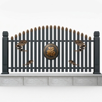 LESSO Garde-corps décoratif de luxe en acier inoxydable, clôture ornementale, balustrades modernes pour balcon de villa et jardin