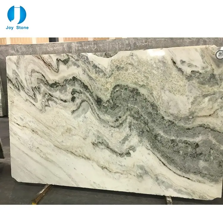 Wholesale White Marble Tile With Green Vein