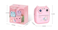 Mini imprimante instantanée d'appareil photo pour enfants mignons 4800mah 2.4 pouces 1500mah caméra instantanée sans fil HD enregistrement vidéo Mini imprimante thermique
