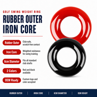 Ensemble d'anneaux de poids pour clubs de golf - Aide à l'entraînement lestée pour Driver, Iron et Putter |   Accessoire d'entraînement pour la vitesse et la puissance
