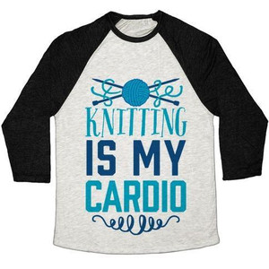 La maglia è la mia maglietta da baseball unisex Tri-Blend per il cardio. - Product Image 3