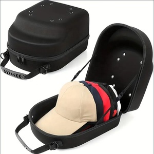 Custom Hat and Cap <strong>case</strong> Box Travel <strong>Carrying</strong> <strong>case</strong> Western Plastic New Eva Fedora Baseball Hat Carriern for 6pcs Caps - Product Image 1