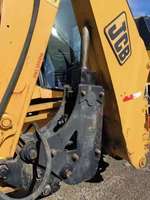 Chargeuse-pelleteuse JCB 3CX d'origine, machine de terrassement et de chargement JCB 3CX, engin de construction stable