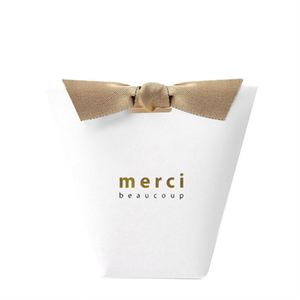 Factory Customized Luxury Mini Paper Bags Special Candy Jewelry Paper Bag Ribbon Digital Printing No Handle Thankyou <b>Packaging</b> - Product Image 1