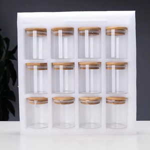 Ensemble de 12 bocaux de conservation alimentaire en verre borosilicate hermétiques, best-seller pour la cuisine - Product Image 1