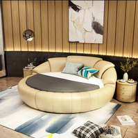 Lit rond king size lits modernes et minimalistes arrondis meubles de chambre lit circulaire