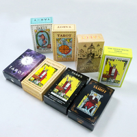Jeu de cartes de tarot personnalisé en différentes langues, fabrication OEM, cartes de tarot originales imprimées, divination, purifie l'esprit, cartes d'oracle