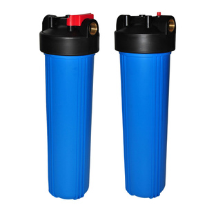 Lưu lượng cao PP Lọc nhà ở-20 inch màu xanh tùy chỉnh bộ lọc duy nhất Nhà ở cho nước lớn - Product Image 1