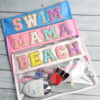 Personalized Waterproof Pvc Zipper Toiletry Bag