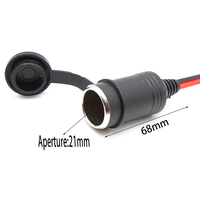 1,5m 18AWG Hochleistungs-Kfz-Kabelbaum mit LED-Anzeige und DC-Verlängerungsstecker
