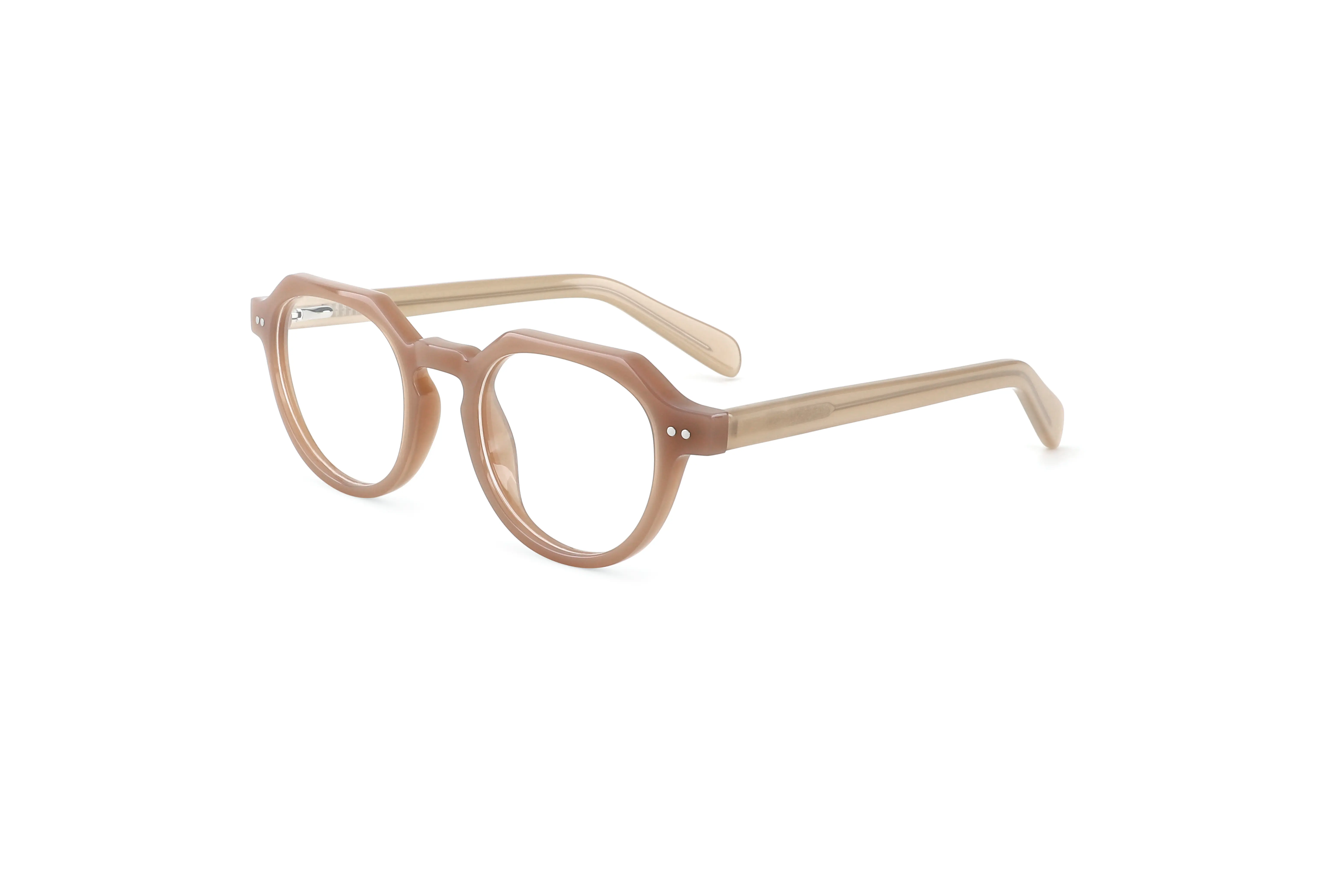 High Quality Retro Round Literary Myopia Glasses Frame Anti Blue Optical Glasses Womens Mens Quality Eye Glass Frame