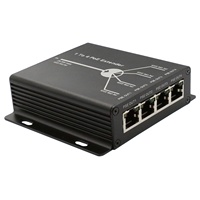 Extenseur PoE 4 ports 10&100M avec distance d'extension de 120 mètres