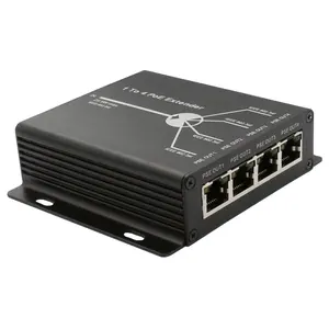 4 Port 10&100M PoE Extender with 120 meter extension distance