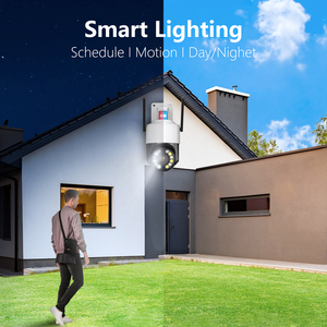 Caméra vidéo WiFi <span class=keywords><strong>HD</strong></span> 2MP couleur avec audio bidirectionnel, projecteur extérieur, détection de mouvement pour la sécurité domestique - Product Image 5