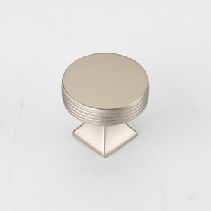 Poignées de meuble modernes en nickel brossé, tirants de tiroir argentés avec détail annulaire, série de <span class=keywords><strong>quincaillerie</strong></span> <span class=keywords><strong>pour</strong></span> <span class=keywords><strong>cuisine</strong></span> et armoire - Product Image 5