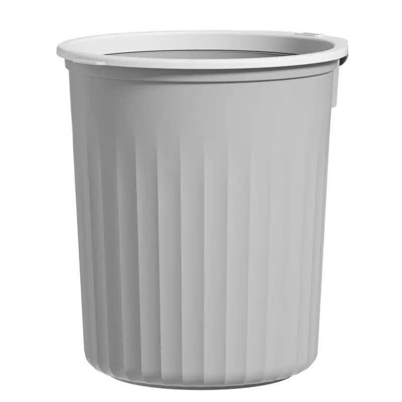 Пластиковый мусорный бак, подходит для гостиной, кухни, ванной комнаты, корзины для мусора большого диаметра толстого прессованного кольца.