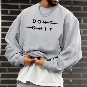 Sweat à capuche pour homme en coton tricoté, col rond, broderie 3D unie, lavé, style streetwear, logo personnalisé, haute qualité - Product Image 3