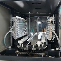 Mesin Preform PET Semi-Otomatis LS-B20L 5-Galon 100BPH Blow Molding Terkontrol PLC Produktivitas Tinggi FESTO PC Botol Plastik
