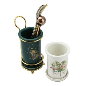 Mutfak aracı gereçler Gasgets restoran çatal-bıçak kaşık varil seramik <span class=keywords><strong>Santa</strong></span> Chopstick tutucu - Product Image 6
