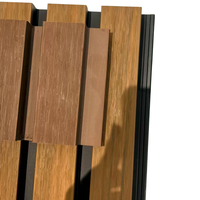 Panneau de revêtement du grand mur PVC imperméable composite bois plastique WPC extérieur persiennes décoratives panneau de façade pour hôtels