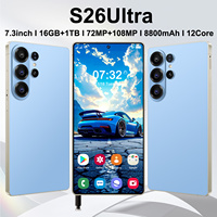 Teléfono Inteligente S26 Ultra 16GB+1TB 5G, Versión Global, Android 15, Deca-Core, Desbloqueado, Teléfonos Móviles CDMA Desbloqueados