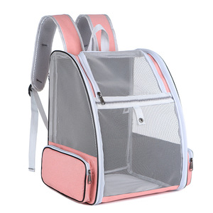 Breathable Outdoor <b>Backpack</b> Simple Large Capacity Pet Bag Wholesale Pet Supplies for <b>Cats</b> - Product Image 4