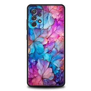 Beauté Fleurs Feuilles étui pour samsung A51 A71 A21S A12 A11 A15 A25 A31 A41 A52 A32 A23 <span class=keywords><strong>A33</strong></span> A53 A73 A03S A05S A13 <span class=keywords><strong>5G</strong></span> A72 Couverture - Product Image 3