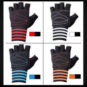 Unisex Anti-Slip Breathable Half Finger <b>Workout</b> Sports Gym Gloves Palm Cycling Resistance <b>Bands</b> - Product Image 5