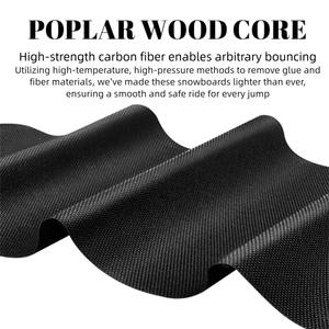 สโนว์บอร์ดสปีดสกีแบบฟรีสไตล์  แบบกว้าง  สามารถปรับแต่งขนาดและสีได้  ผลิตตามแบบที่ลูกค้าต้องการ  ทำจากไม้ป็อปลาร์ - Product Image 5