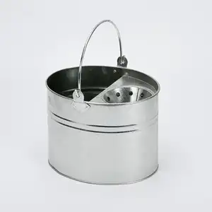 Esfregão balde, venda quente balde esfregão durável, esfregão de metal galvanizado, balde com esfregão