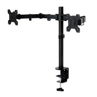 Support de Moniteur de Bureau à Double Bras en Acier Froid, VESA 100x100mm, Inclinaison à 90°, Rotation à 360°, Capacité de Charge de 8KG/Bras, 100-400mm - Meilleures Ventes